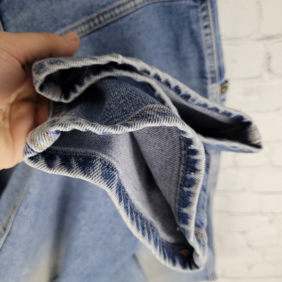 SILVER | Red Star vintage 100% cotton super high waist tapered mom jeans - Picture 6 of 10